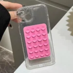 Custodia trasparente antiurto 3D con ventosa per Xiaomi Redmi - immagine 3