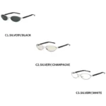 Occhiali da sole ovali piccoli donna UV400 - immagine 5