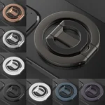 Supporto telefono da tavolo bifacciale con anello magnetico