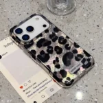 Custodia leopardata antiurto per iPhone 17/16/15/14/13 - immagine 4