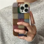 Custodia scozzese color block opaca per iPhone - immagine 3