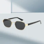 Occhiali da sole quadrati unisex retrò UV400 - immagine 2