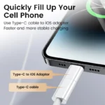 Adattatore USB-C a Lightning per ricarica e dati iPhone - immagine 4