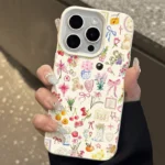 Custodia morbida floreale acquerello per Samsung Galaxy - immagine 4