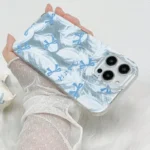 Custodia iPhone fiocco a farfalla, cover morbida protettiva - immagine 5