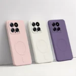 Custodia magnetica MagSafe in silicone liquido per Xiaomi - immagine 6