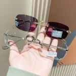 Occhiali fotocromatici anti luce blu senza montatura unisex