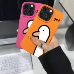 Custodia iPhone anatra carina in silicone antiurto - immagine 4