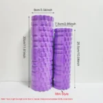 Rullo di schiuma Pilates e yoga per massaggio muscolare - immagine 6