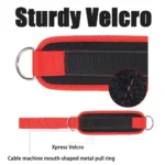 Cavigliera con anello a D per allenamento gambe e glutei - immagine 4