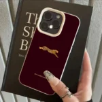 Cover morbida leopardata rosso vino per Samsung Galaxy - immagine 3