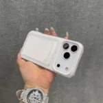 Custodia iPhone con porta carte in acrilico rigido antiurto - immagine 2