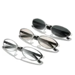 Occhiali da sole ovali piccoli donna UV400 - immagine 4