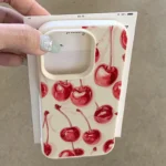 Custodia silicone rossa fiocco per Xiaomi 15T/15/14/13/Poco - immagine 3