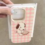 Custodia libro in pelle con cane per Xiaomi Redmi 15C/Note 14/13/12/11 - immagine 2