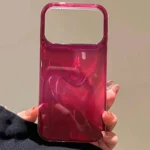 Custodia per iPhone Effetto Onde d'Acqua Arancione - Design Antiurto e Sottile - immagine 4