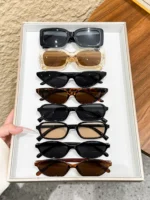 Set 8 occhiali basic unisex in tinta unita