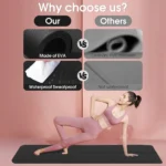 Tappetino yoga e fitness in schiuma EVA 4 mm - immagine 6