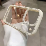 Custodia iPhone con strass brillanti antiurto - immagine 5