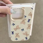 Cover orsetto con fiocco antishock per Xiaomi Poco - immagine 3