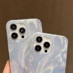 Custodia argento laser per Samsung con bordo antiurto - immagine 4