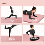Tappetino yoga NBR 8 mm antiscivolo per fitness e pilates - immagine 5