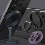 Supporto telefono da tavolo bifacciale con anello magnetico - immagine 2