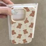 Cover telefono orsetto con papillon per Samsung Galaxy - immagine 2