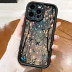 Custodia farfalla luminosa per Samsung Galaxy vari modelli