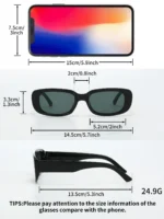 Set 4 occhiali da sole donna stile retrò con protezione UV - immagine 6