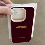 Cover morbida leopardata rosso vino per Samsung Galaxy - immagine 2