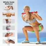 Set fasce di resistenza ad anello in TPE per fitness - immagine 4