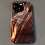 Custodia effetto pelle invecchiata marrone per iPhone - immagine 6