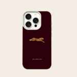 Cover morbida leopardata rosso vino per Samsung Galaxy - immagine 5
