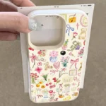 Custodia morbida floreale acquerello per Samsung Galaxy - immagine 3